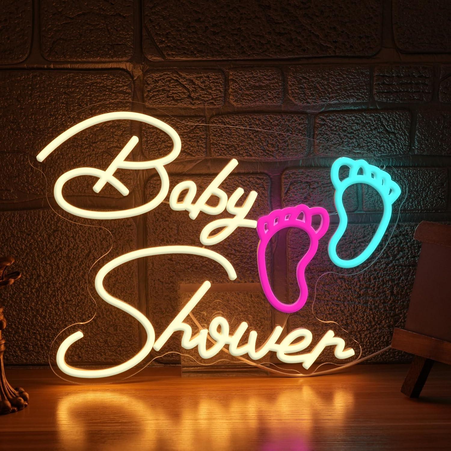 Neon Sign Party - 아기 샤워 파티용 네온사인, 