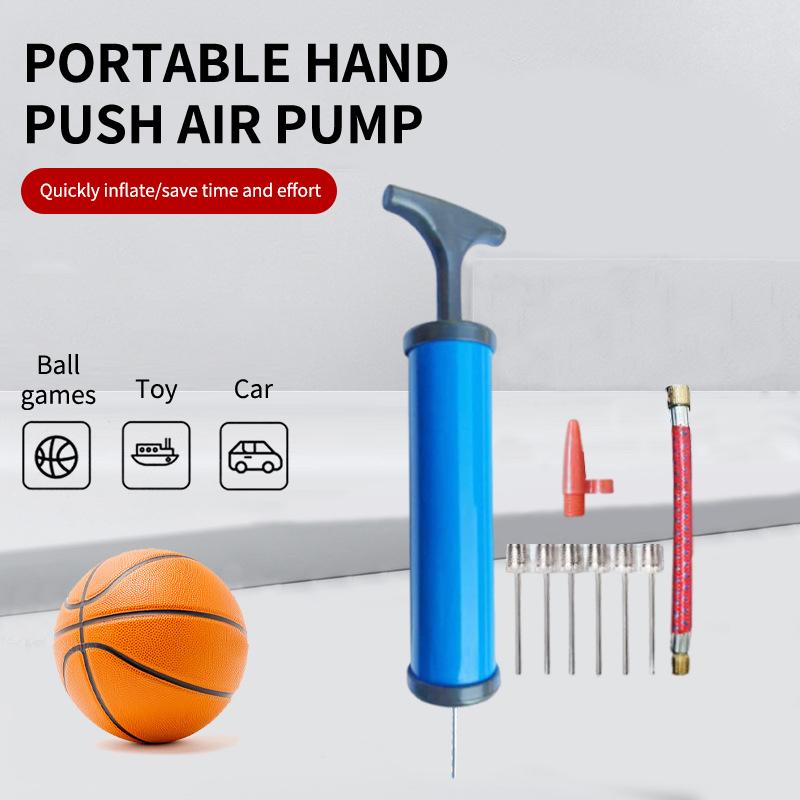 Balloon Pump Hand - 미니 휴대용 수동 공기 펌프 세트(바늘
