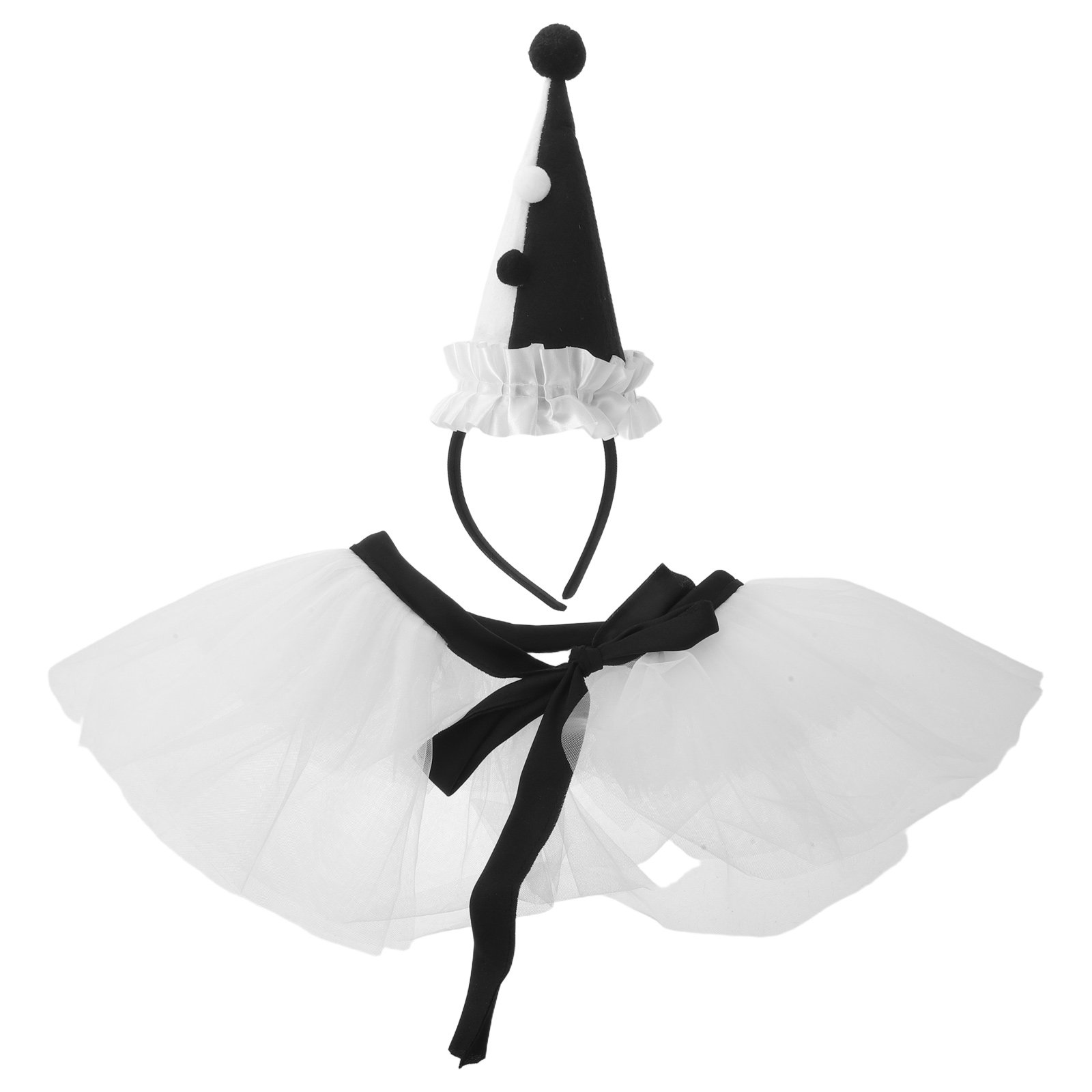 1세트: 광대 의상 세트, 원뿔 모양 모자, 물방울무늬 - Party Hat Cone 리뷰 및 가격